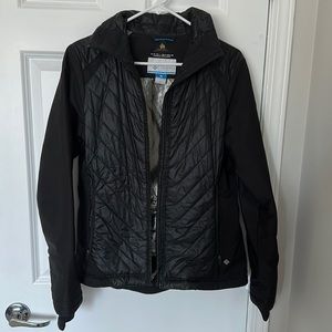 Black Columbia coat with Omni-heat lining to keep you warm. Size small.